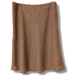 Ann Taylor Loft Size 10 A-line Brown Skirt